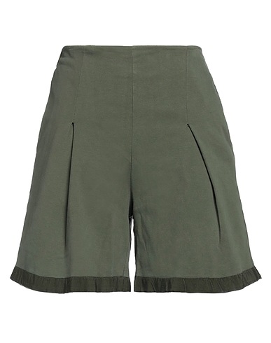 ALESSIA SANTI Pantalone felpa Verde militare 95% Cotone, 5% Elastan