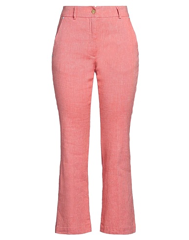 MOMONÍ Pantalone Corallo 53% Lino, 45% Cotone, 2% Elastan