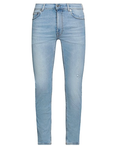GRIFONI Denim trousers Blue 98% Cotton, 2% Elastane