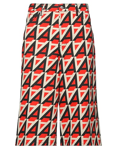 DRIES VAN NOTEN Denim trousers Orange 100% Cotton