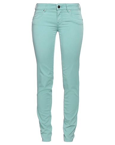 JACOB COHЁN Denim trousers Turquoise 61% Lyocell, 35% Cotton, 4% Elastane
