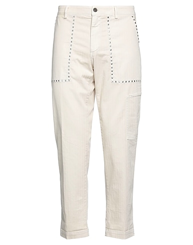 MASON'S Casual pants Beige 98% Cotton, 2% Elastane
