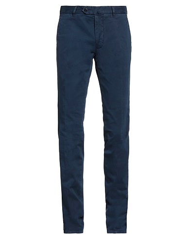 BRANDO Casual trouser Midnight blue 98% Cotton, 2% Elastane