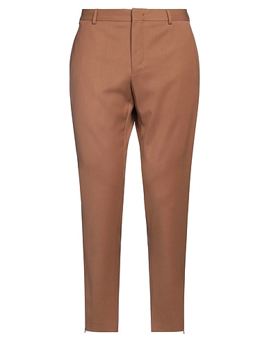 PT Torino Casual trouser Brown 54% Polyester, 44% Wool, 2% Elastane
