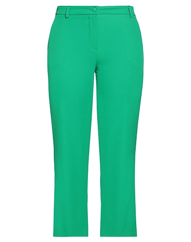WHITE WISE Pantalone Verde 97% Poliestere, 3% Elastan