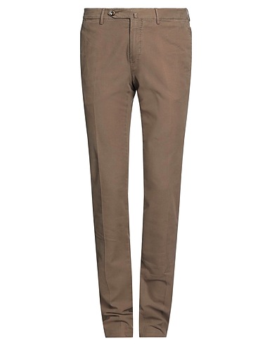 PT Torino Casual pants Khaki 54% Cotton, 43% Lyocell, 3% Elastane