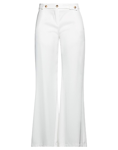 SILVIAN HEACH Casual trouser White 100% Viscose