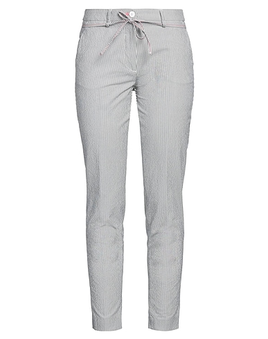 MASON'S Casual trouser White 98% Cotton, 2% Elastane
