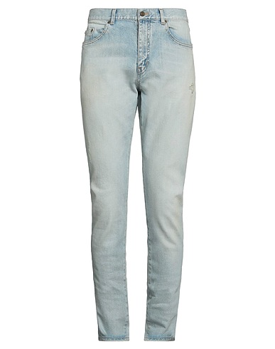 SAINT LAURENT Denim trousers Blue 97% Cotton, 3% Elastane
