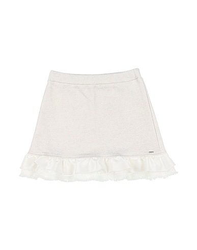 PINKO UP Skirt Ivory 100% Cotton, Polyamide, Polyester