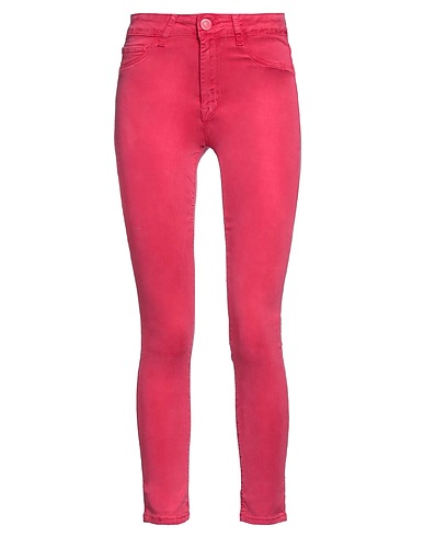 CRISTINAEFFE Casual trouser Fuchsia 64% Tencel™, 34% Cotton, 2% Elastane