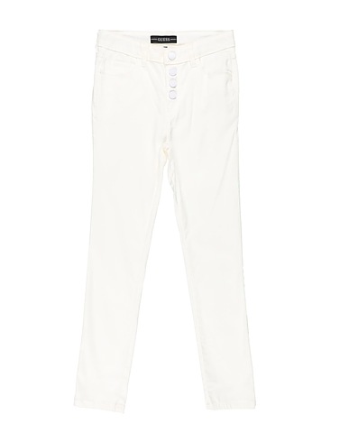 GUESS Casual trouser White 57% Lyocell, 39% Cotton, 4% Elastane