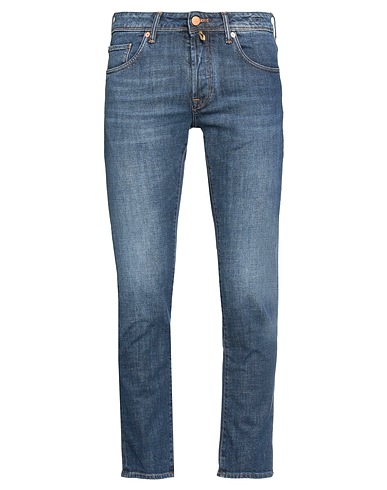 INCOTEX Denim trousers BLUE DIVISION Blue 98% Cotton, 2% Elastane