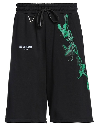 REVENANT RV NT Shorts & Bermuda Black 80% Cotton, 20% Polyester
