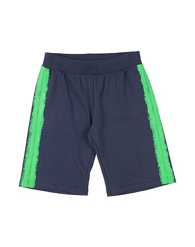 MOSCHINO KID Shorts & Bermuda Navy blue 100% Cotton, Elastane