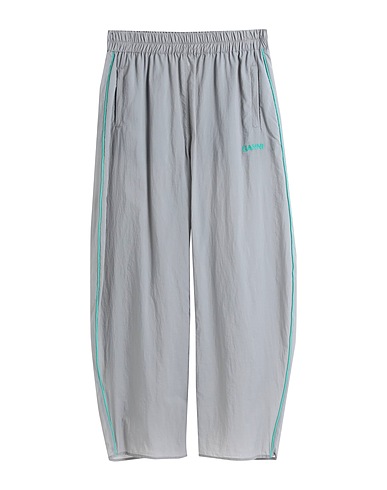 GANNI Casual trouser Grey 100% Polyamide