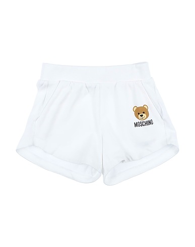 MOSCHINO KID Shorts et Bermudas Blanc 95% Coton, 5% Élasthanne