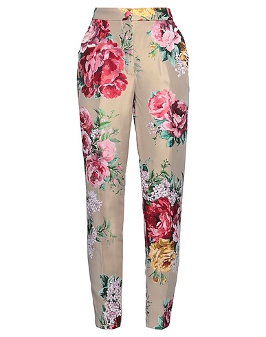 DOLCE&GABBANA Casual trouser Sand 87% Polyester, 13% Silk