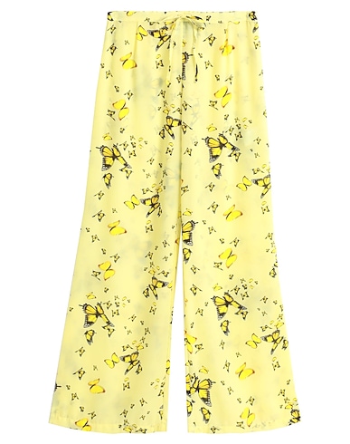 NO SECRETS Casual trouser Yellow 100% Polyester