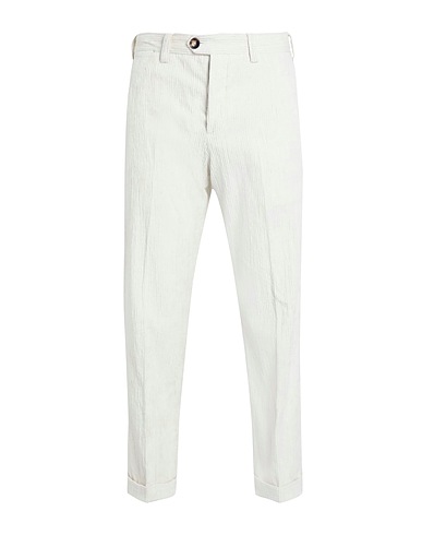 PT Torino Pantalone Bianco 99% Cotone, 1% Elastan