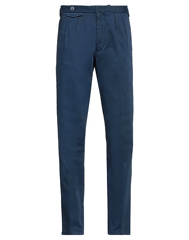 BRANDO Casual pants Midnight blue 98% Cotton, 2% Elastane