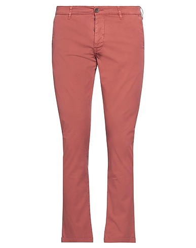 PENCE Casual trouser Brick red 96% Cotton, 4% Lyocell