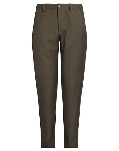 PT Torino Casual pants Military green 55% Polyester, 45% Virgin Wool