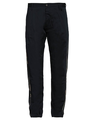 MAURIZIO MASSIMINO Casual pants Black 98% Cotton, 2% Elastane