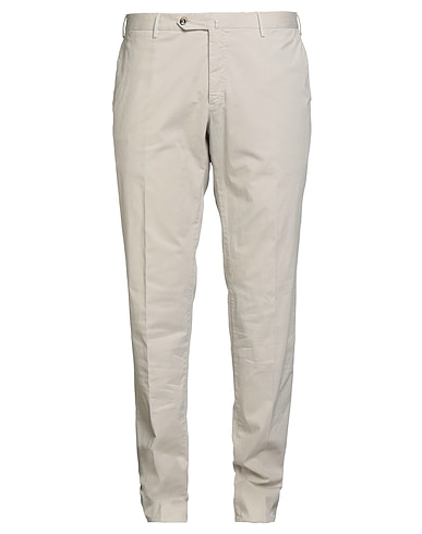 PT Torino Casual trouser Off white 98% Cotton, 2% Elastane