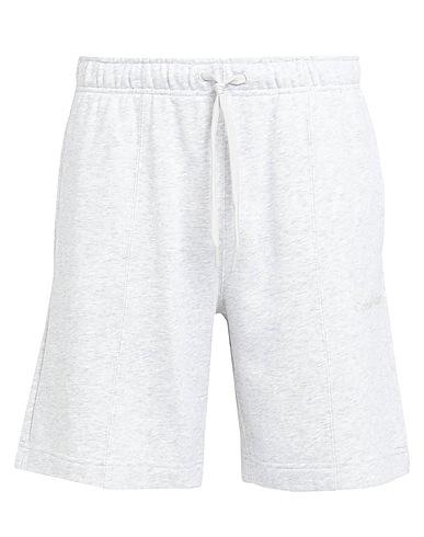 CALVIN KLEIN Shorts & Bermuda Light grey 72% Cotton, 28% Polyester