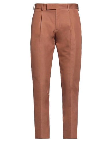 PT Torino Casual trouser Brown 83% Cotton, 17% Polyamide
