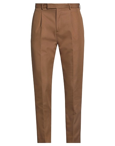 PT Torino Casual trouser Camel 83% Cotton, 17% Polyamide