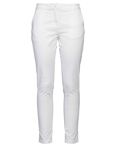 NAPAPIJRI Casual trouser White 98% Cotton, 2% Elastane