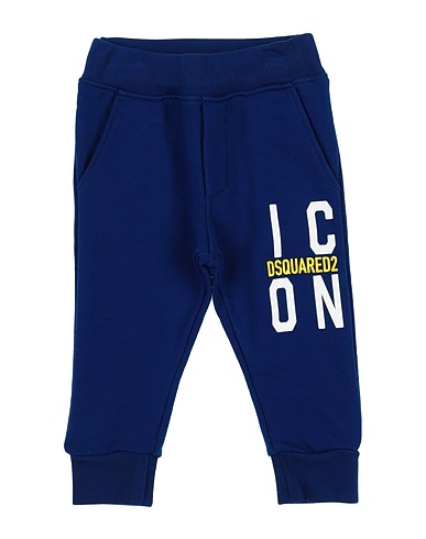 DSQUARED2 Casual pants ICON Blue 100% Cotton, Elastane
