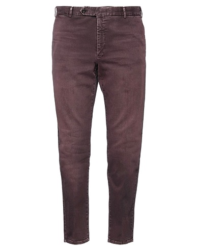 PT Torino Denim trousers Plum 98% Cotton, 2% Elastane
