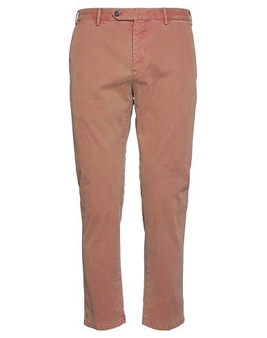 PT Torino Casual trouser Brown 98% Cotton, 2% Elastane