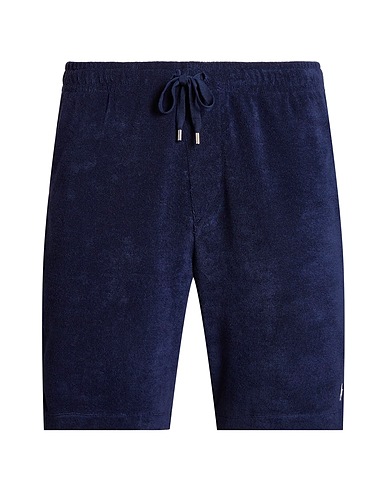 POLO RALPH LAUREN Shorts & Bermuda 7.5-INCH TERRY DRAWSTRING SHORT
 Navy blue 88% Cotton, 12% Recycled polyester