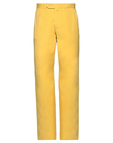 ADDICTION Casual trouser Yellow 100% Cotton