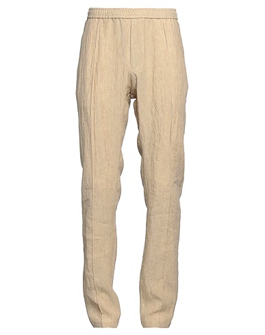 EMPORIO ARMANI Casual trouser Beige 100% Linen