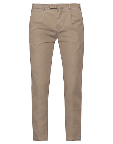 PT Torino Casual trouser KHAKI 54% Cotton, 43% Lyocell, 3% Elastane