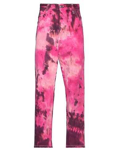 AMI ALEXANDRE MATTIUSSI Pantaloni jeans Fucsia 100% Cotone