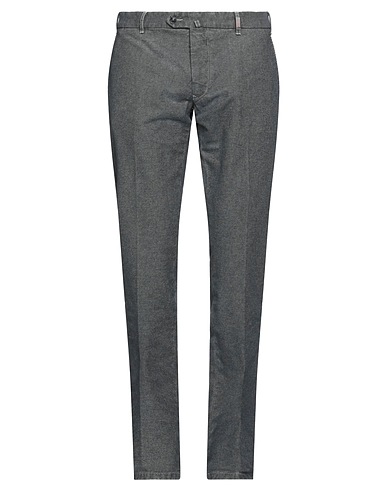 GIO ZUBON Casual trouser Grey 92% Cotton, 8% Polyester
