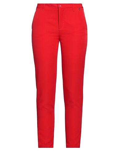 RELISH Casual trouser Red 88% Polyester, 12% Elastane