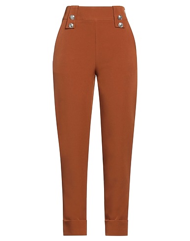 RELISH Casual trouser Camel 89% Polyester, 11% Elastane