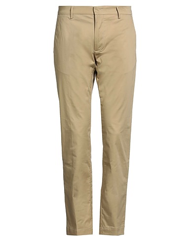 LIU •JO MAN Casual trouser Beige 97% Cotton, 3% Elastane