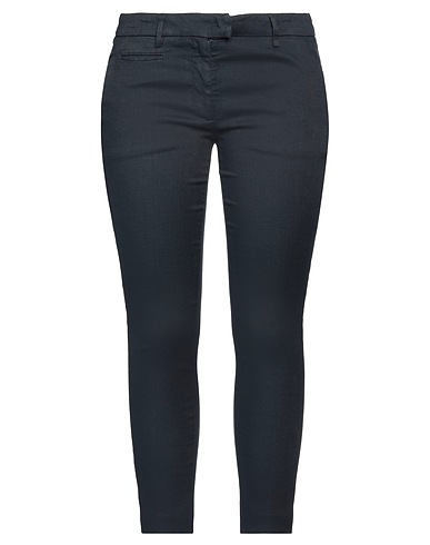 DONDUP Pantalone Blu notte 52% Lino, 47% Cotone, 1% Elastan