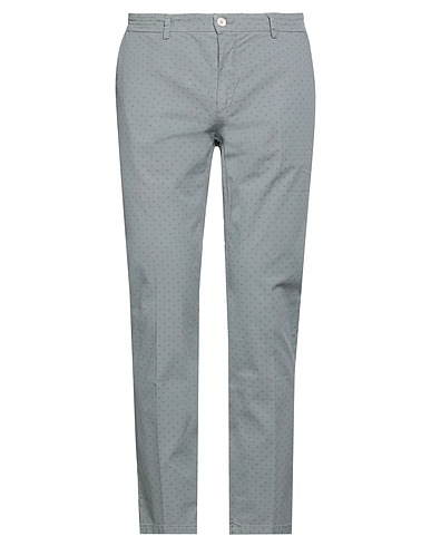 YAN SIMMON Casual pants Grey 98% Cotton, 2% Elastane