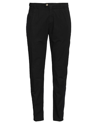 YAN SIMMON Chinos Schwarz 97% Baumwolle, 3% Elastan