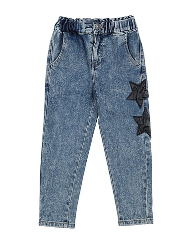 GAëLLE Paris Denim trousers Blue 98% Cotton, 2% Elastane