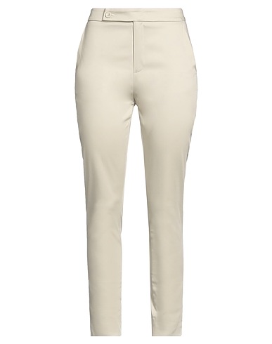 ELEONORA STASI Pantalone Panna 97% Cotone, 3% Elastan